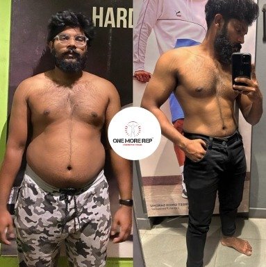 Weight Loss Transformation OMR Fitness Fat loss