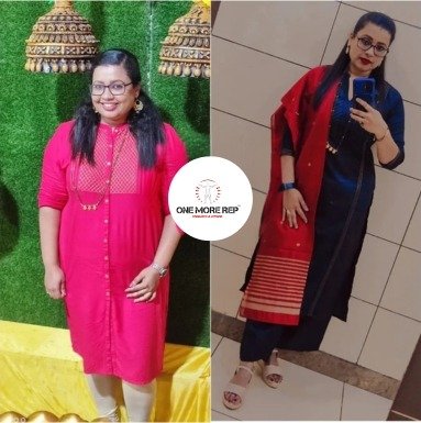 Weight Loss Transformation OMR Fitness Fat loss