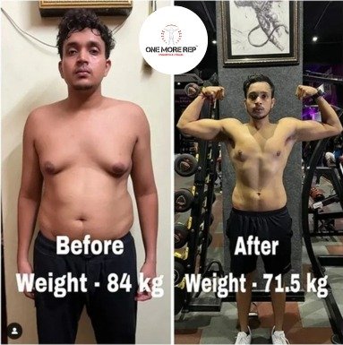 Weight Loss Transformation OMR Fitness Fat loss