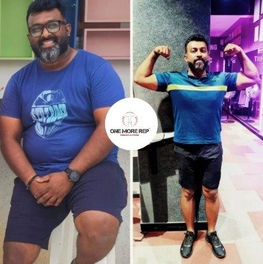 Weight Loss Transformation OMR Fitness Fat loss