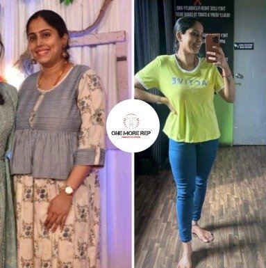 Weight Loss Transformation OMR Fitness Fat loss