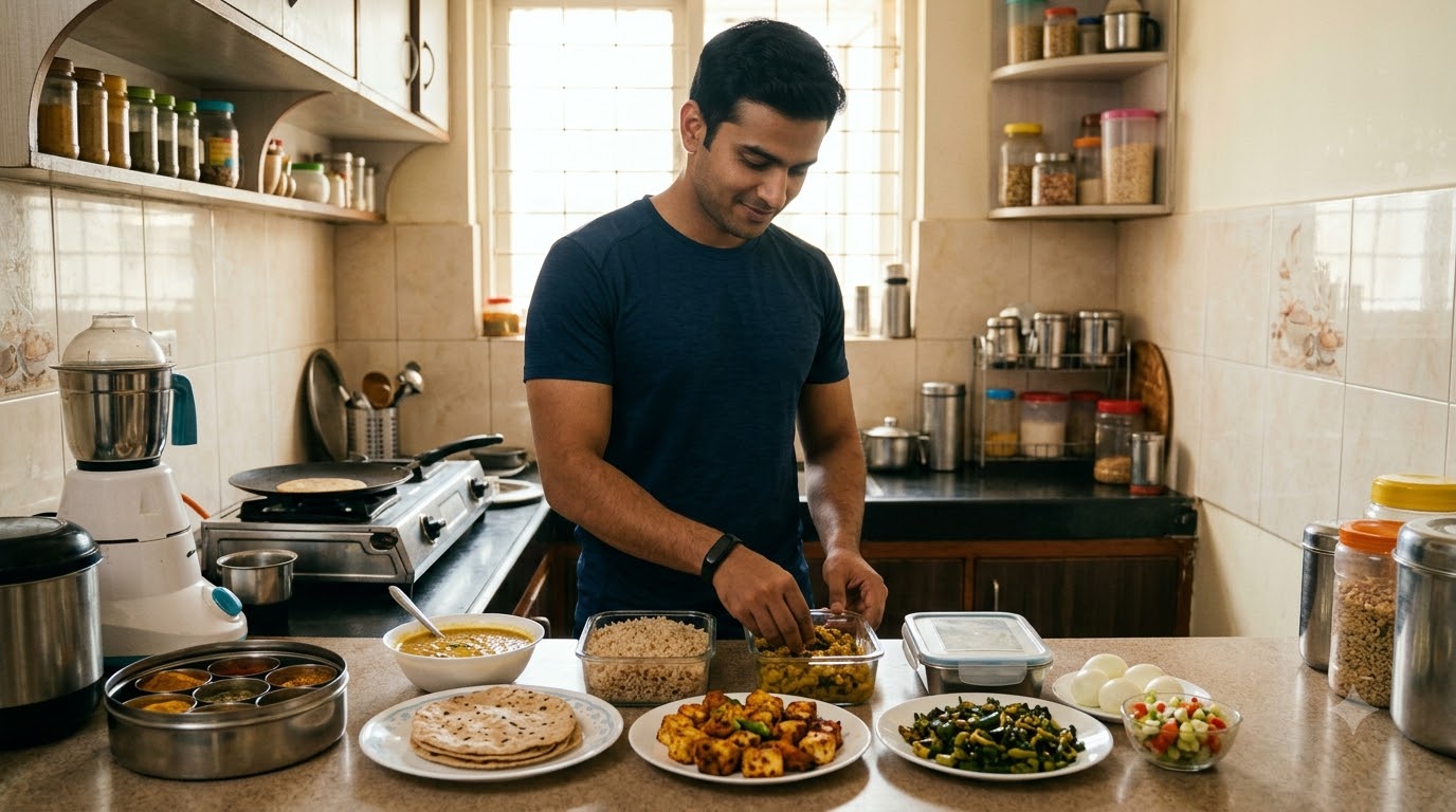 gym diet plan home cooked indian meals at One More Rep Mangalore